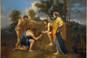 Berger d'arcadie de Nicolas Poussin